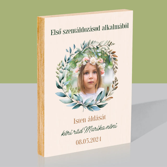 Fotó És Felirat: Első Szentáldozásod Alkalmából - Nyomtatás Fára