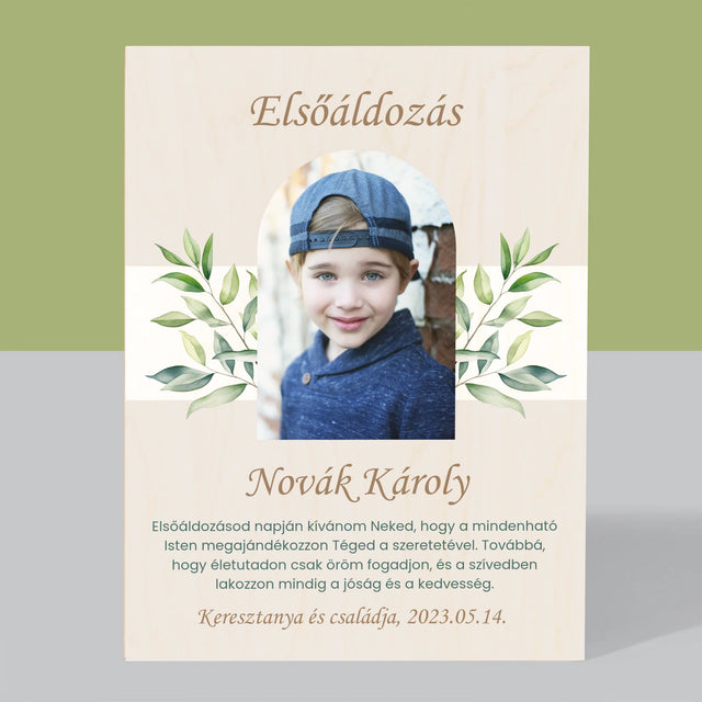 Fotó És Felirat: Elsőáldozás, Ünnepi Köszöntés - Nyomtatás Fára