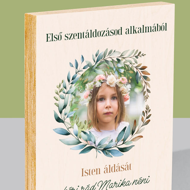 Fotó És Felirat: Első Szentáldozásod Alkalmából - Nyomtatás Fára
