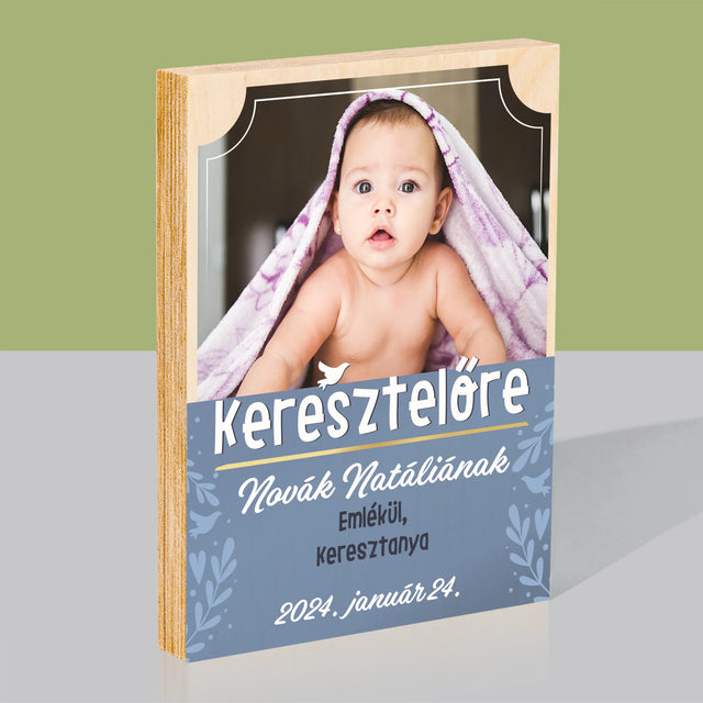 Fotó És Felirat: Keresztelőre - Nyomtatás Fára