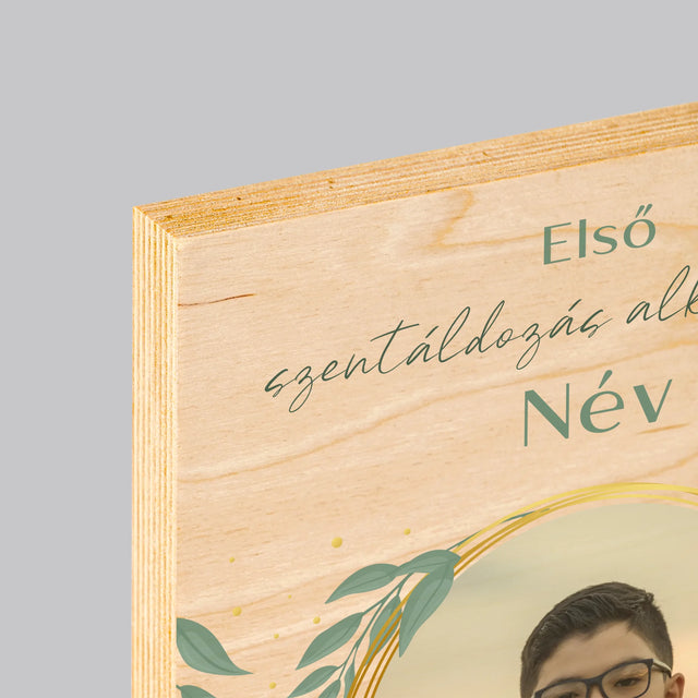 Fotó És Felirat: Első Szentáldozás Alkalmából - Nyomtatás Fára