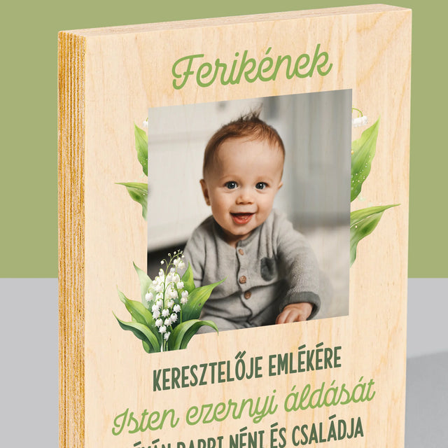 Fotó És Felirat: Keresztelői Emlék Hóvirág - Nyomtatás Fára