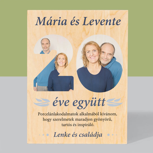Szó Fotókból: 20 Éve Együtt - Nyomtatás Fára