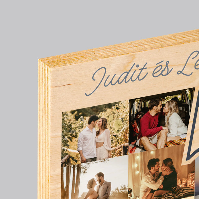 Fotókollázs: 5 Éve Együtt - Nyomtatás Fára