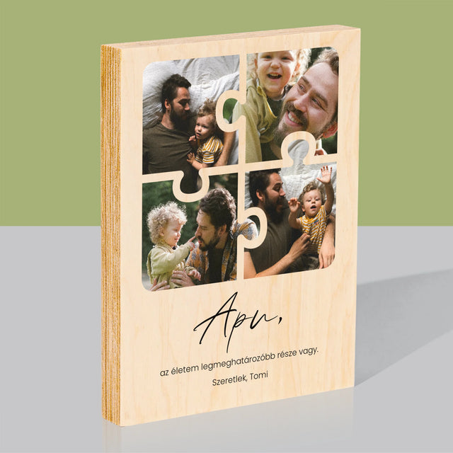 Fotókollázs: Apunak - Nyomtatás Fára