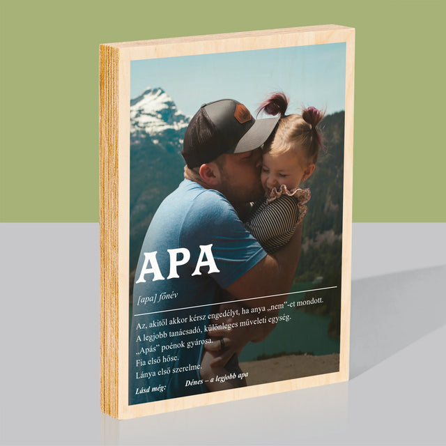 Fotó És Felirat: Apa Definíciója - Nyomtatás Fára