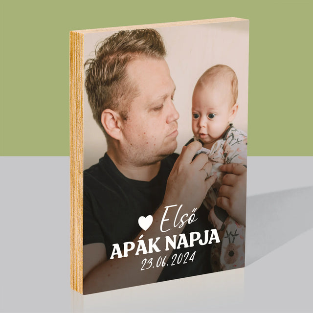Fotó és aláírás: Első Apák napja - Nyomtatás fára | HU