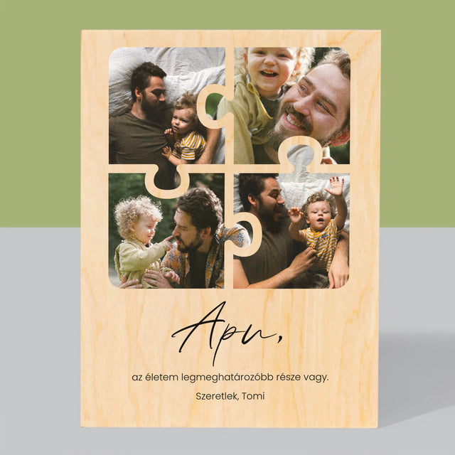 Fotókollázs: Apunak - Nyomtatás Fára