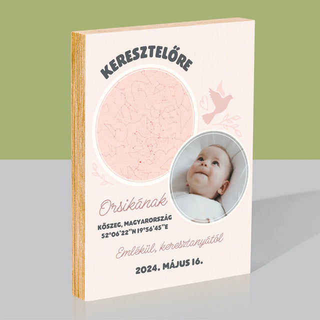 Csillagtérkép: Keresztelőre - Nyomtatás Fára