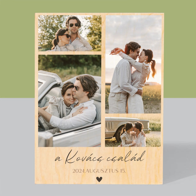 Fotókollázs: Család - Nyomtatás Fára