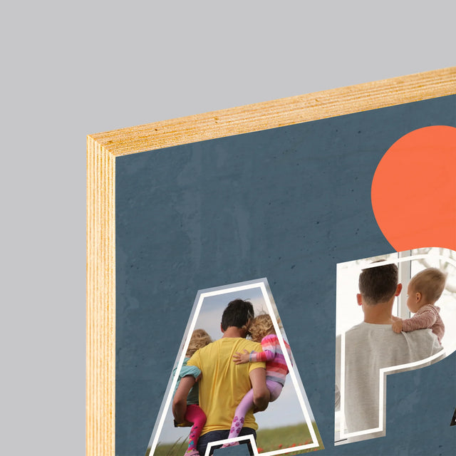 Fotókollázs: Apu A Legjobb - Nyomtatás Fára