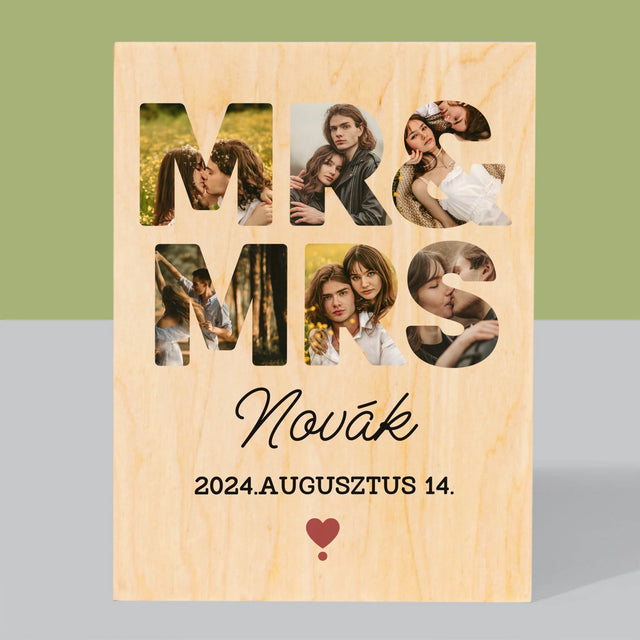 Szó Fotókból: Mr&Mrs - Nyomtatás Fára