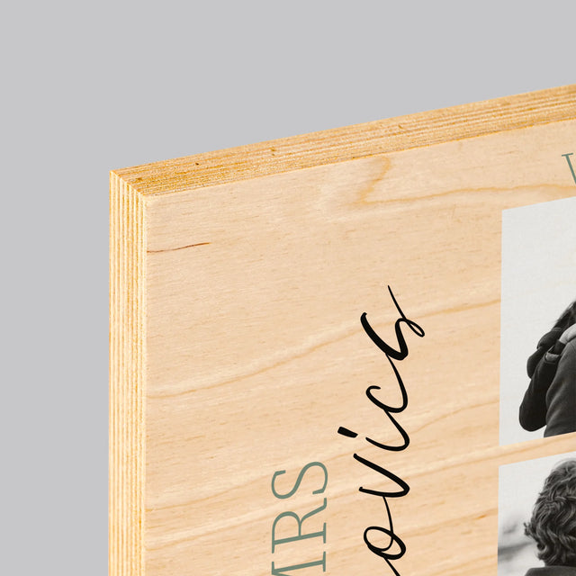 Fotókollázs: Mr&Mrs Esküvői - Nyomtatás Fára