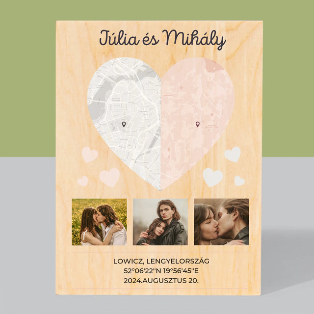 Városi Térkép: A Fél Szív - Nyomtatás Fára