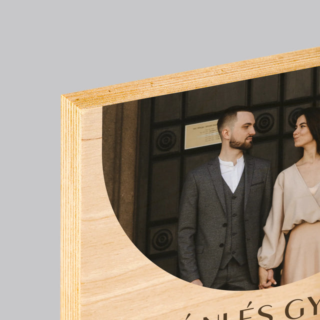 Fotókollázs: Esküvői Dátum - Nyomtatás Fára