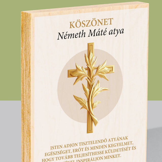 Név És Aláírás: Köszönet Papnak - Nyomtatás Fára