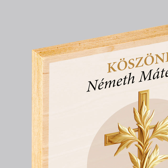 Név És Aláírás: Köszönet Papnak - Nyomtatás Fára