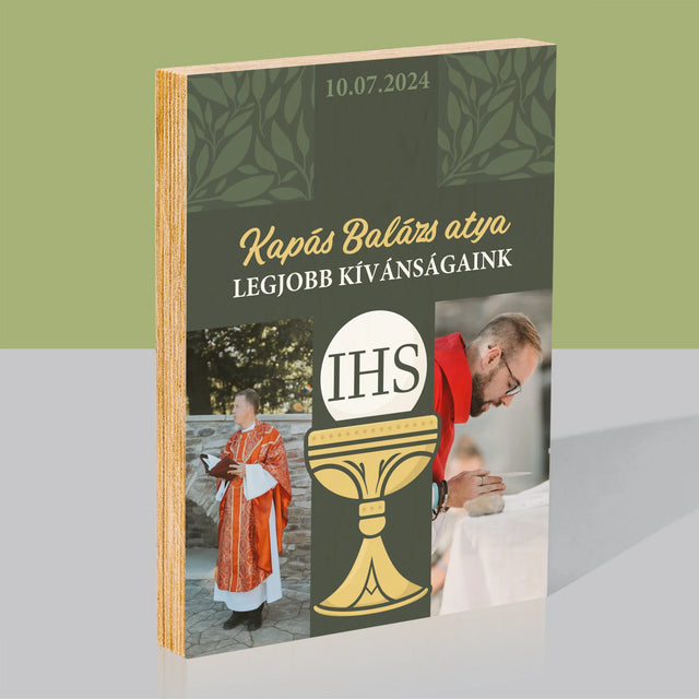 Fotókollázs: Legjobbakat Kívánjuk Kereszt - Nyomtatás Fára