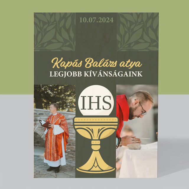 Fotókollázs: Legjobbakat Kívánjuk Kereszt - Nyomtatás Fára