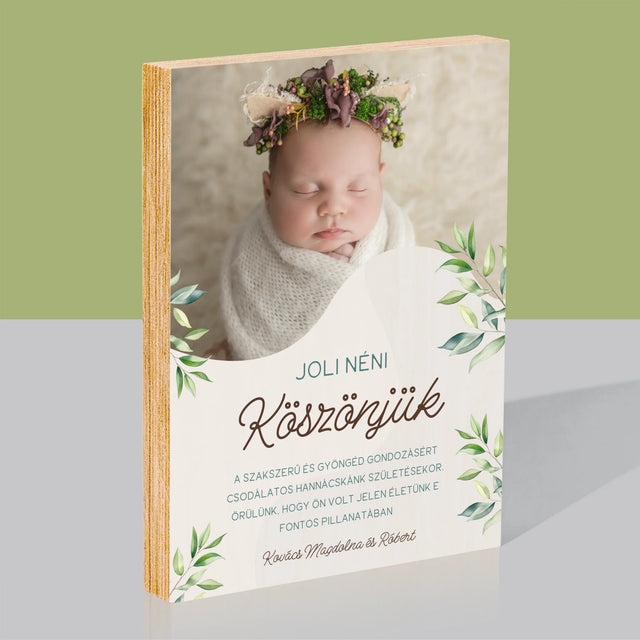 Fotó És Felirat: Köszönet A Szülésznőnek - Nyomtatás Fára