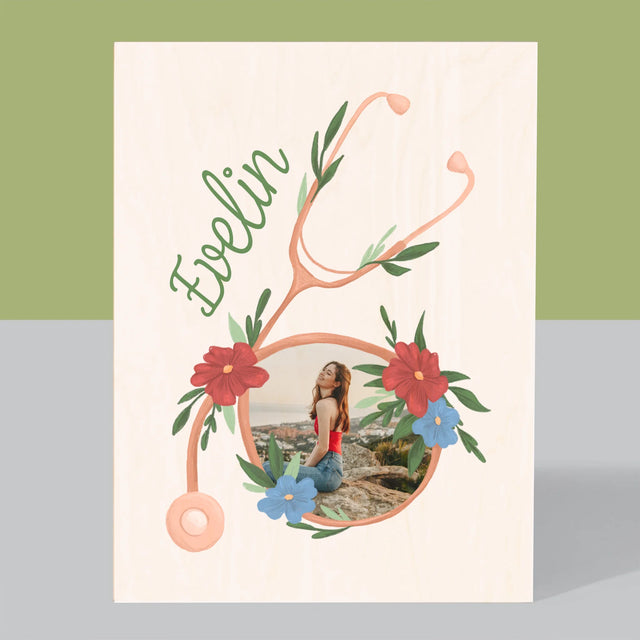 Fotó És Felirat: Sztetoszkóp Virágok - Nyomtatás Fára