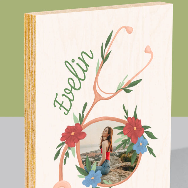 Fotó És Felirat: Sztetoszkóp Virágok - Nyomtatás Fára