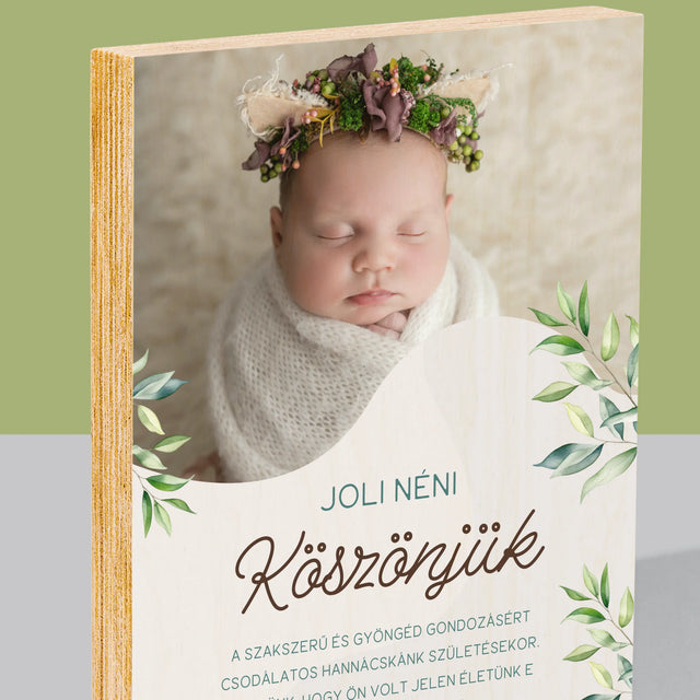 Fotó És Felirat: Köszönet A Szülésznőnek - Nyomtatás Fára