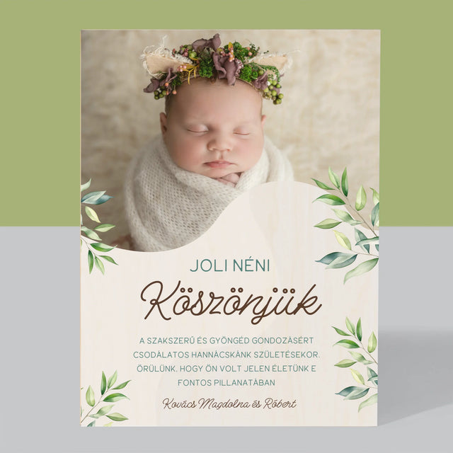 Fotó És Felirat: Köszönet A Szülésznőnek - Nyomtatás Fára