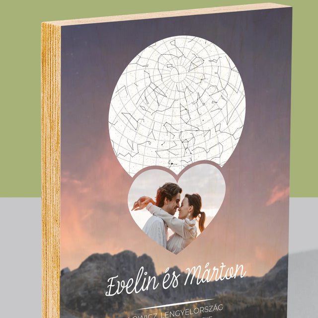 Csillagtérkép: Szerelmes Pár A Hegyekben - Nyomtatás Fára