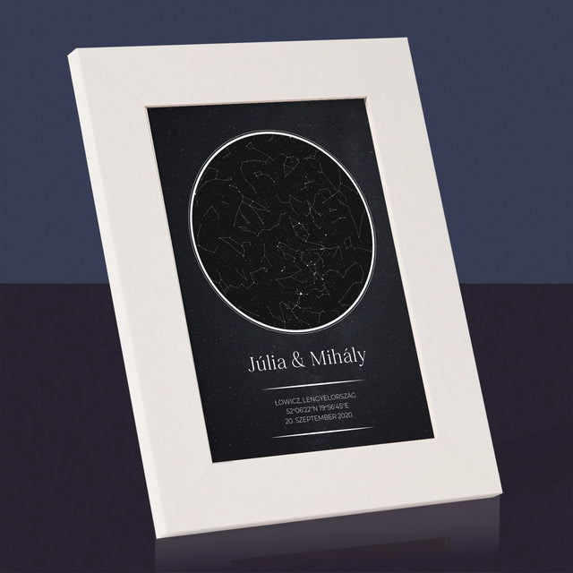 Csillagtérkép: Csillagtérkép: Szerelmeseknek - Fotókeret