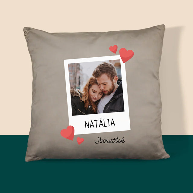 Fotó És Felirat: Szeretlek Fénykép - Párna