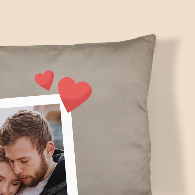Fotó És Felirat: Szeretlek Fénykép - Párna