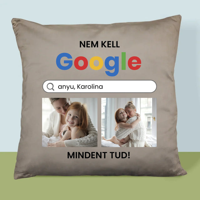 Fotókollázs: Nincs Szükségem A Google-Ra - Párna
