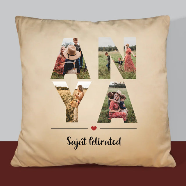 Szó Fotókból: Anya Kollázs A Képeidből - Párna