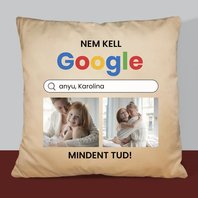 Fotókollázs: Nincs Szükségem A Google-Ra - Párna