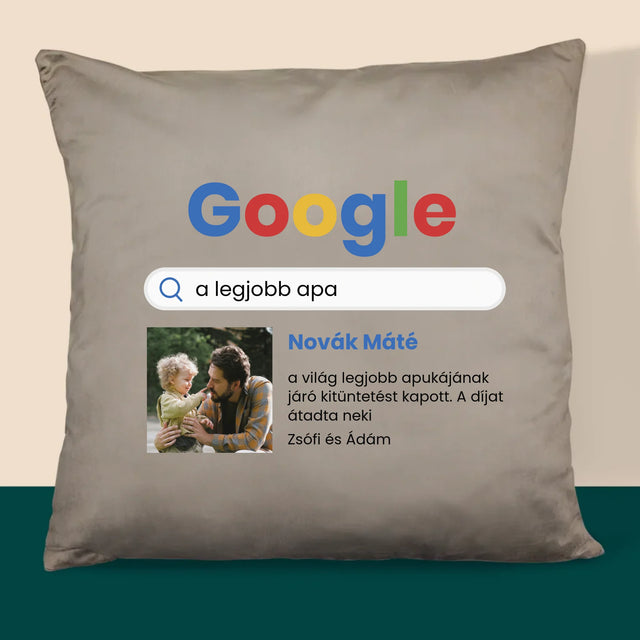 Fotó És Felirat: Legjobb Apa Google Keresés - Párna