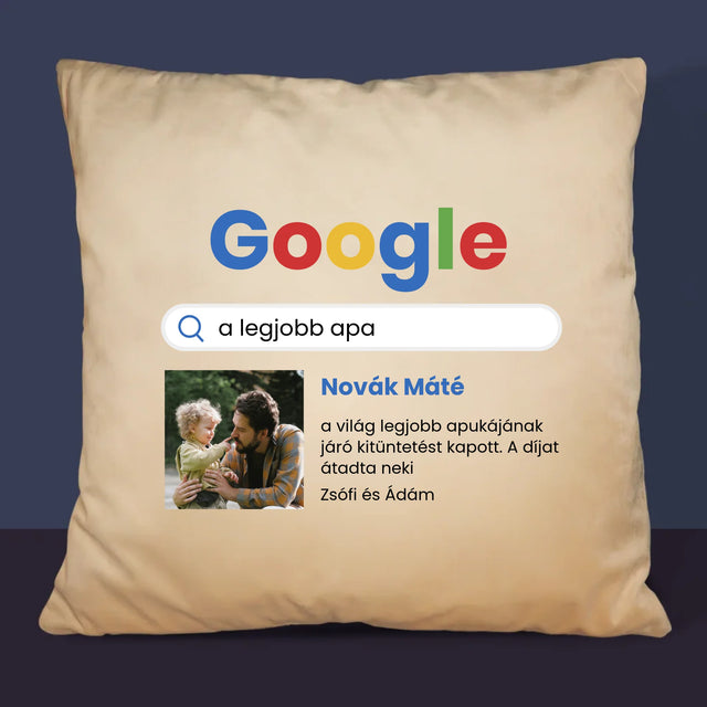 Fotó És Felirat: Legjobb Apa Google Keresés - Párna