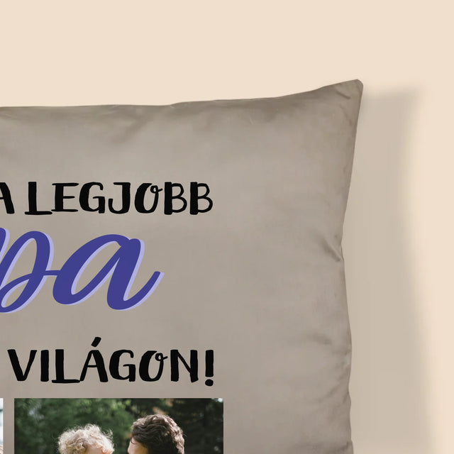 Fotókollázs: Apu - Párna