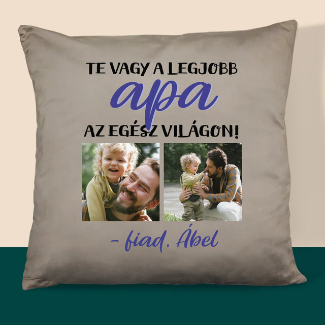 Fotókollázs: Apu - Párna