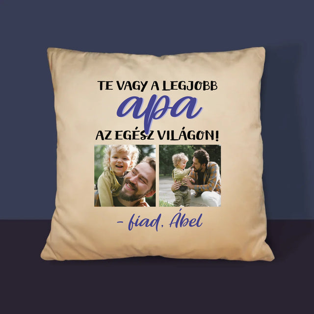 Fotókollázs: Apu - Párna