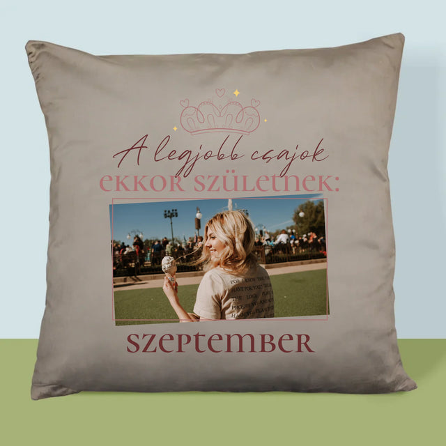 Fotó És Felirat: A Legjobb Csajok - Párna
