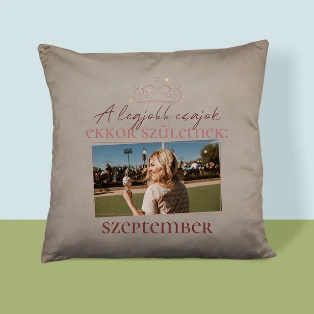 Fotó És Felirat: A Legjobb Csajok - Párna