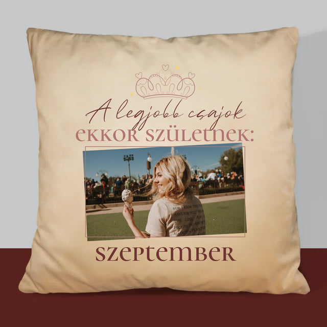 Fotó És Felirat: A Legjobb Csajok - Párna