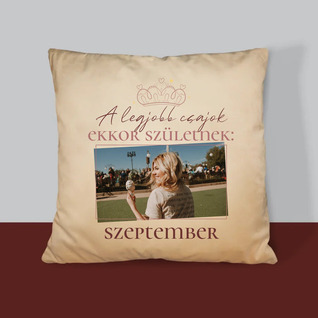 Fotó És Felirat: A Legjobb Csajok - Párna