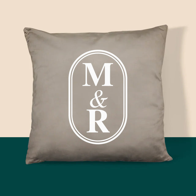 Monogram: Klasszikus Kezdőbetűk - Párna
