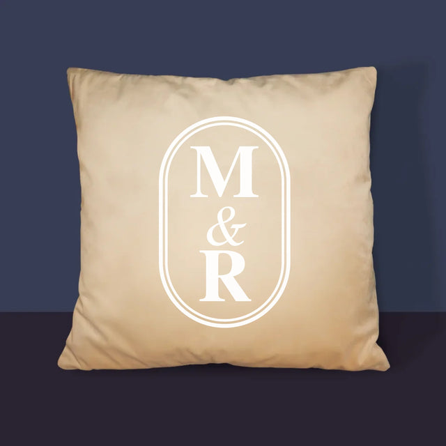 Monogram: Klasszikus Kezdőbetűk - Párna