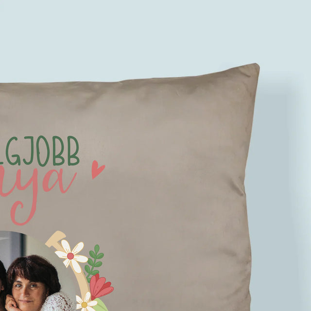 Fotó És Felirat: A Legjobb Anya Világ - Párna