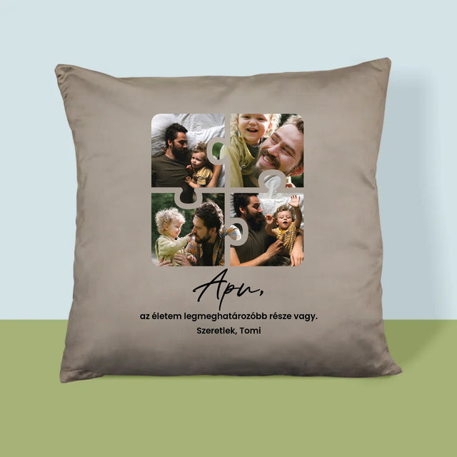 Fotókollázs: Apunak - Párna