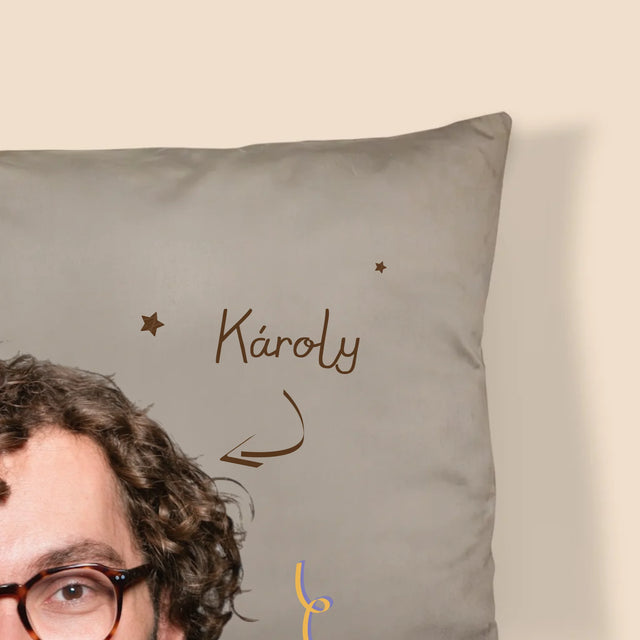 Fotó És Felirat: Apa A Hős - Párna