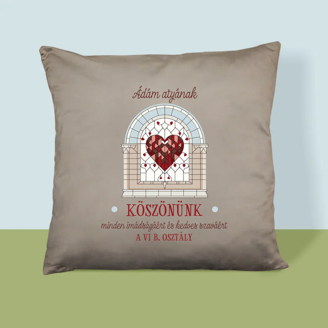 Név És Aláírás: Köszönünk Minden Imát - Párna